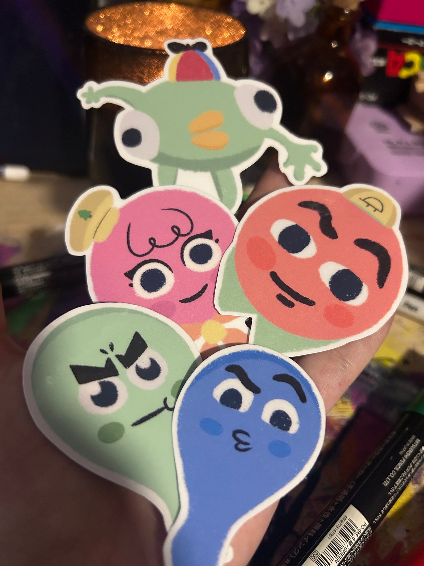 Peak - 5 Pack Fan Art Sticker Set