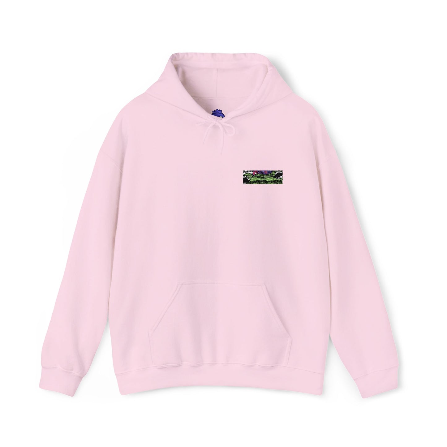 Frog Wizard Embroidered Pull Over Hoodie