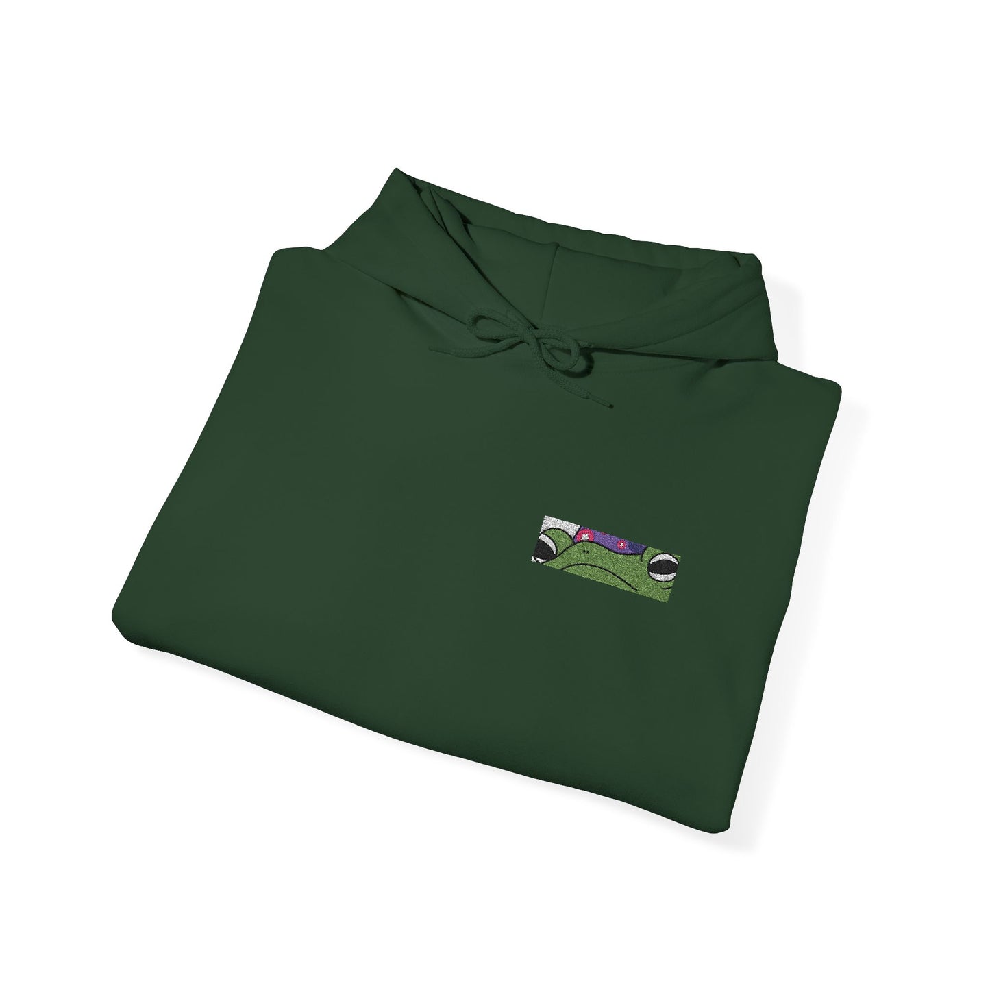 Frog Wizard Embroidered Pull Over Hoodie