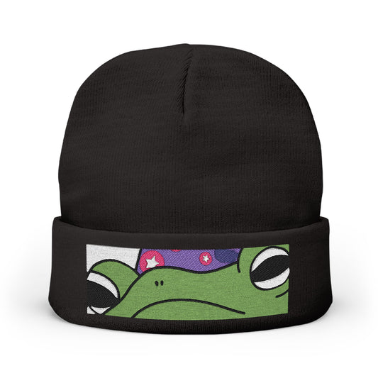 Frog Embroidered Beanie