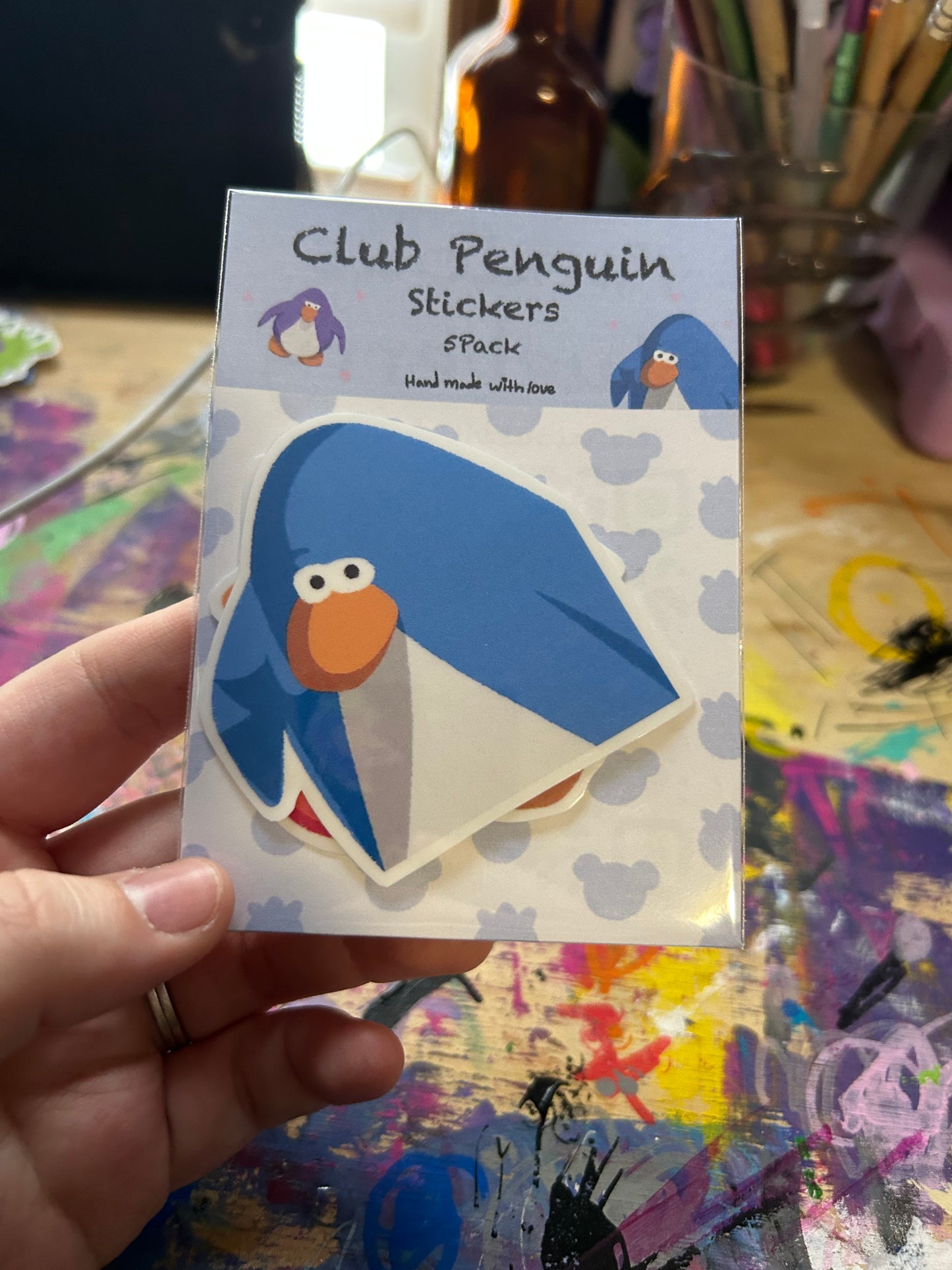 Club Penguin Stickers - 5 Pack
