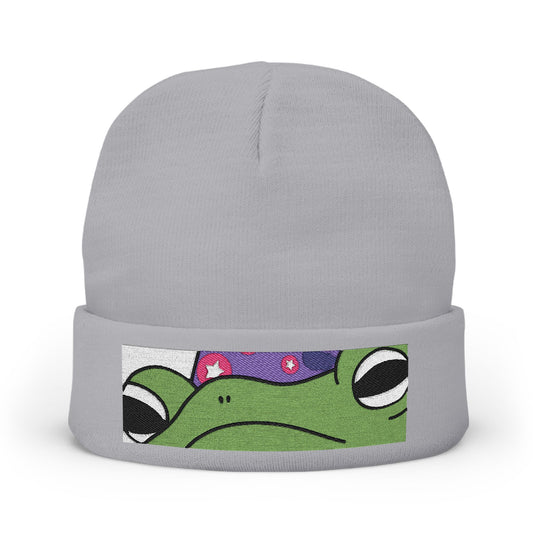 Frog Embroidered Beanie