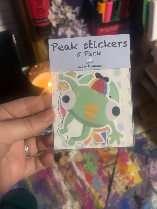 Peak - 5 Pack Fan Art Sticker Set