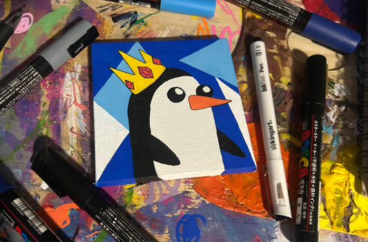 Gunther Painting: Adventure Time Fan Art