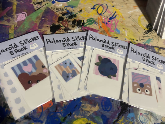 Polaroid Sticker Pack (Set of 5)