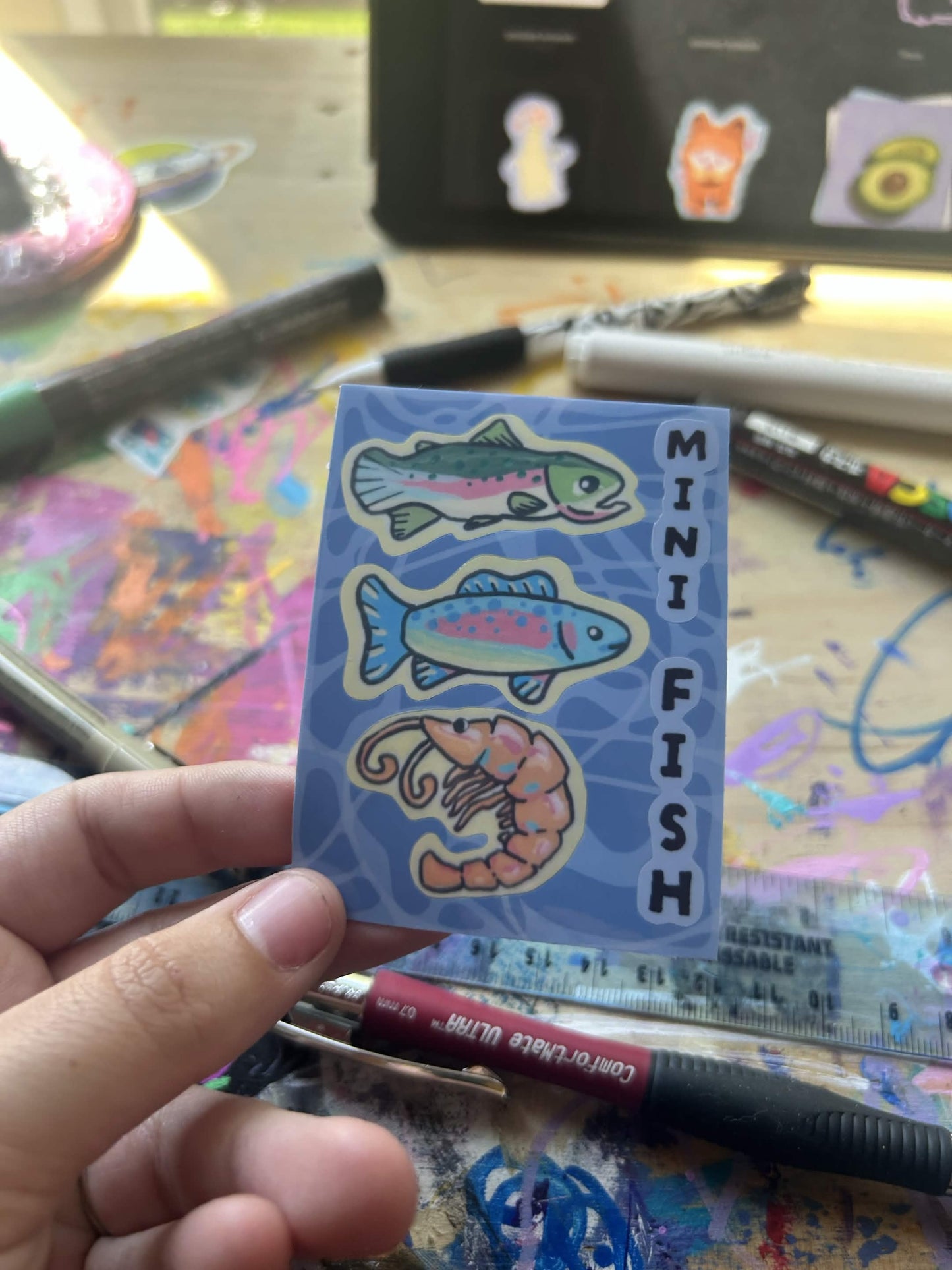 Mini Fish Sticker Sheet