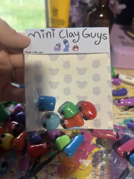 Mini Clay Guys 2.0 (Random Colour)