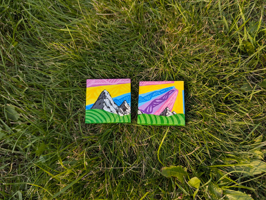 3x3 mini two piece magnet set