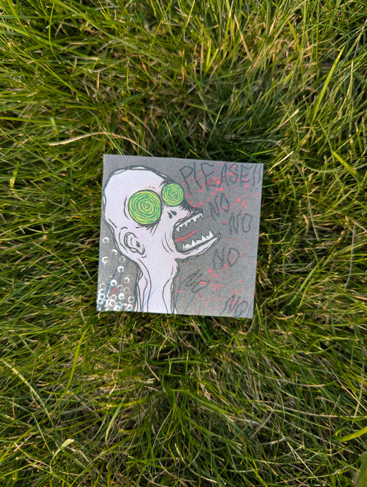 3″ Hand-Painted Original Vinyl Sticker