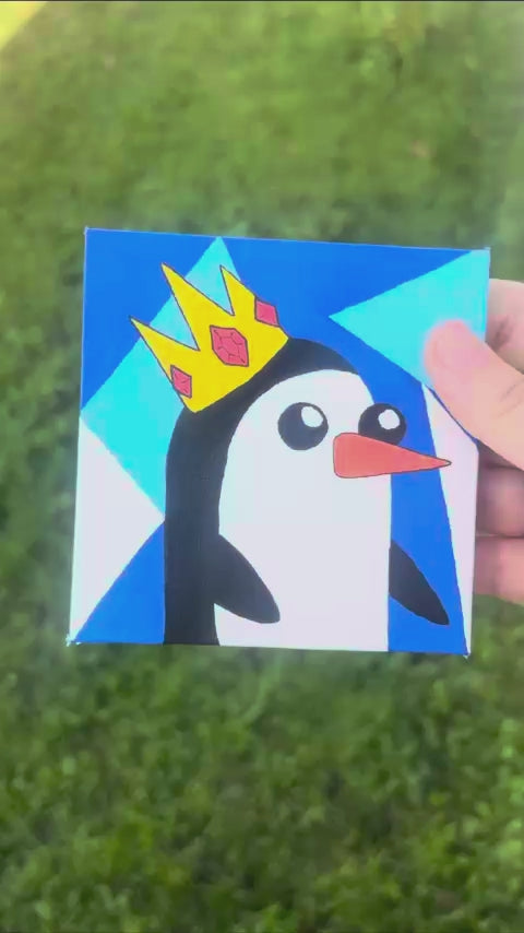 Gunther Painting: Adventure Time Fan Art
