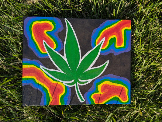 Original painting of your favorite leaf (8x10)