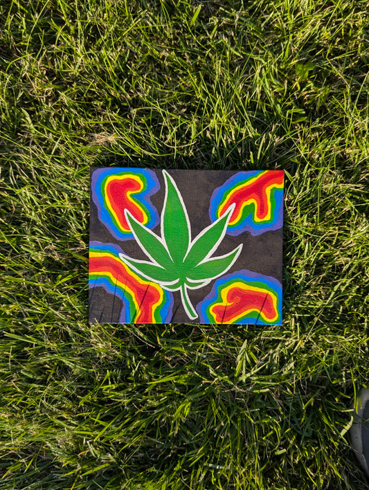 Original painting of your favorite leaf (8x10)