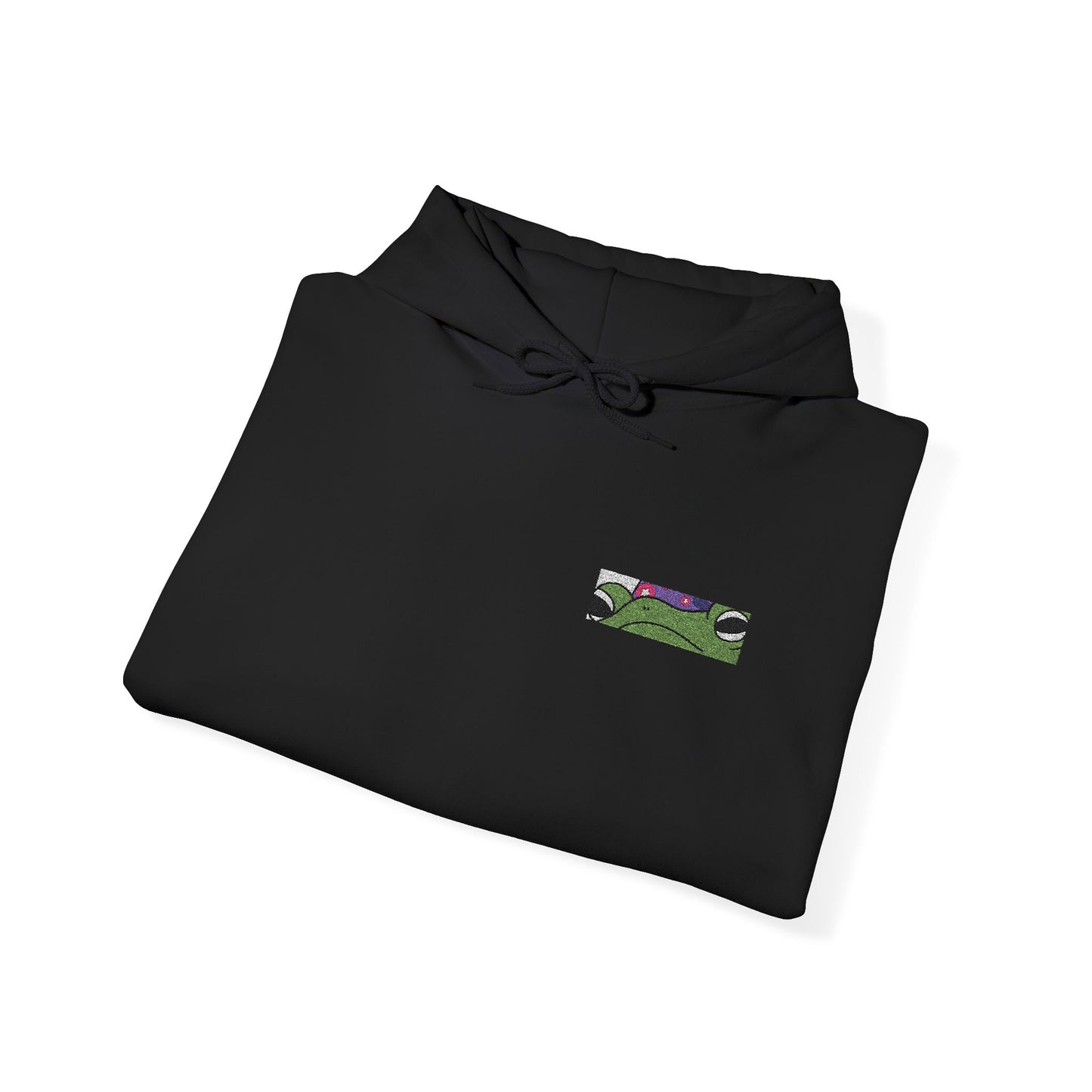 Frog Wizard Embroidered Pull Over Hoodie