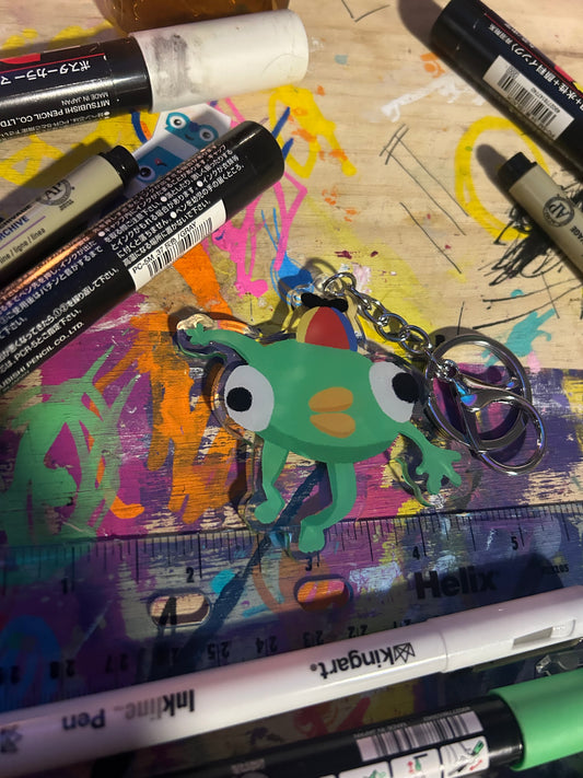 Bing Bong Acrylic Keychain - 3” Funny Cartoon BootyFan Art