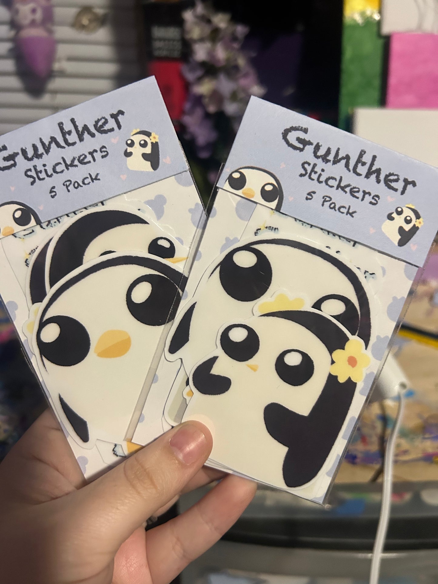 Gunther Stickers - 5 Pack