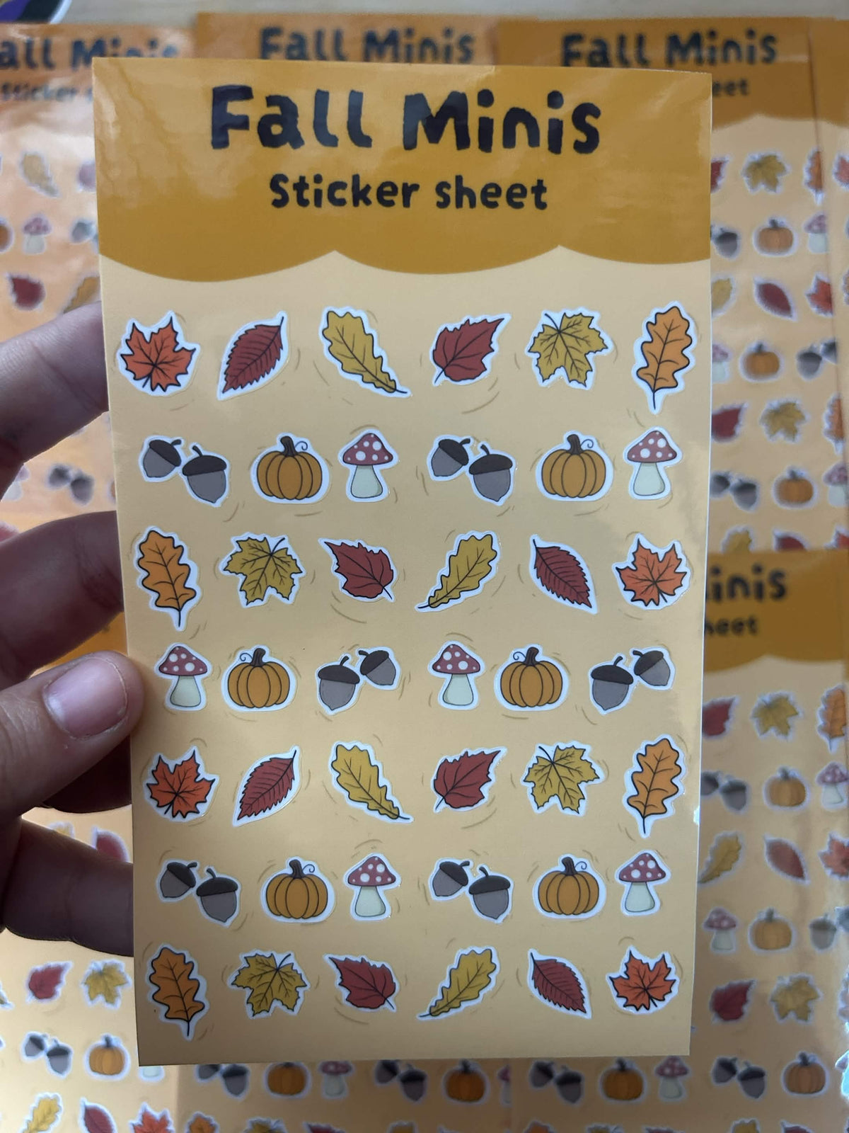 Fall Minis Sticker Sheets