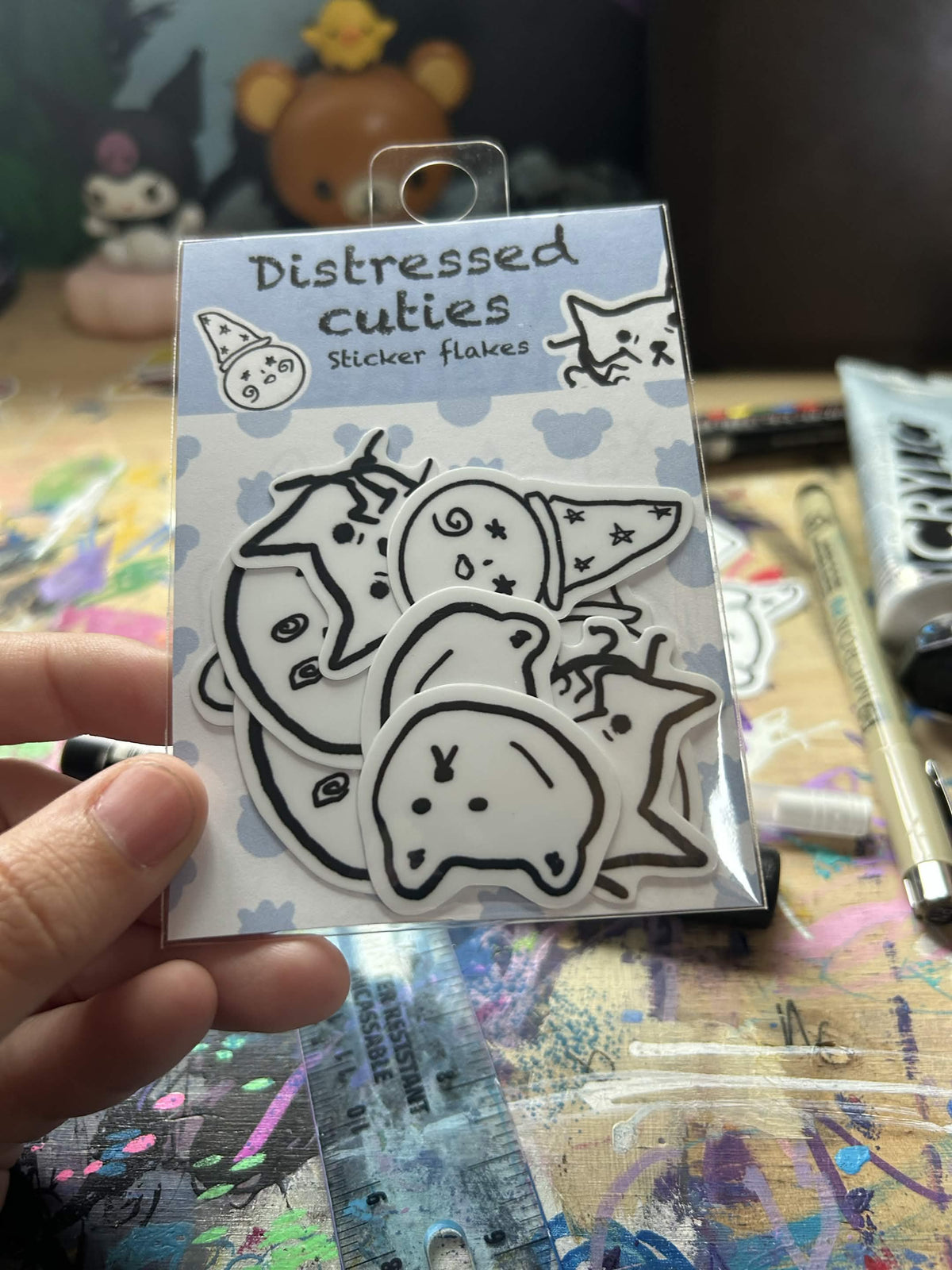 Distressed Dudes Sticker Flakes pack