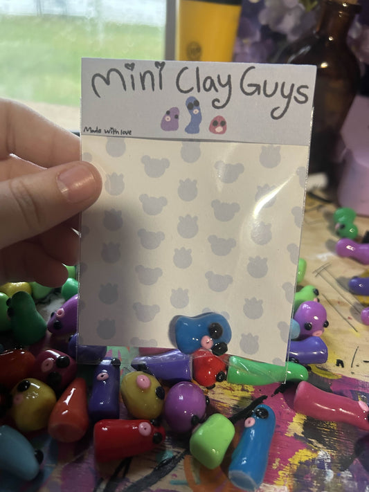 Mini Clay Guys 2.0 (Random Colour)