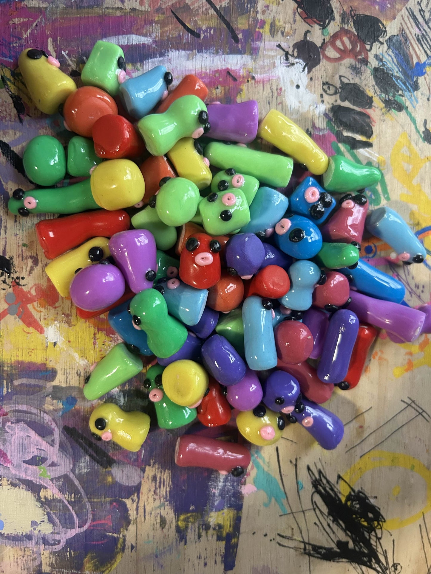 Mini Clay Guys 2.0 (Random Colour)