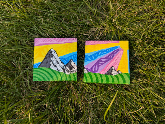 3x3 mini two piece magnet set