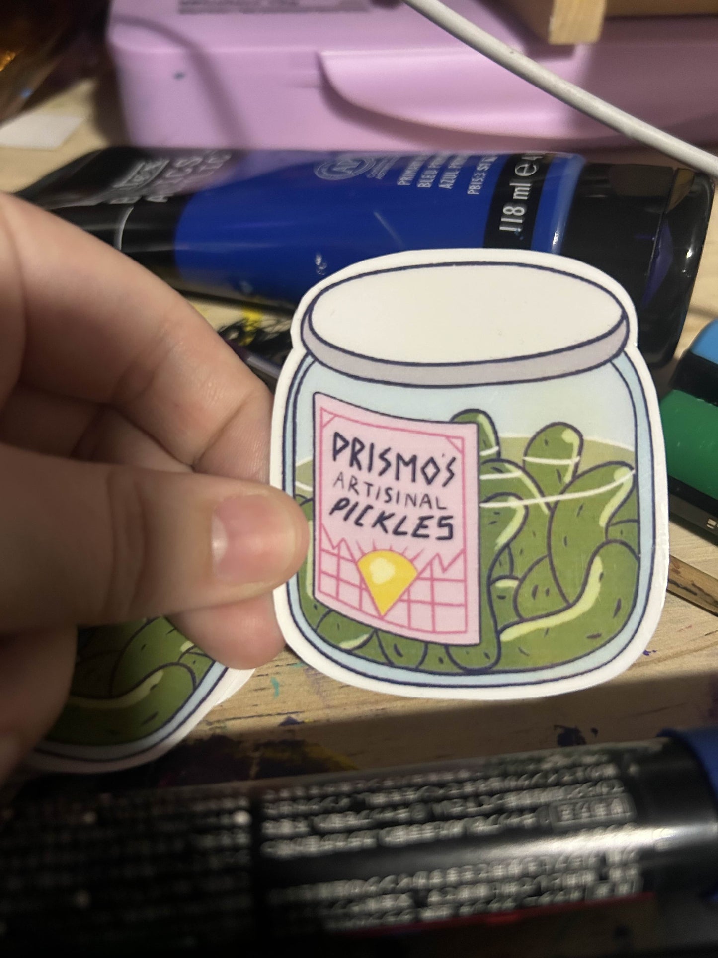 Prismo’s Pickles Sticker