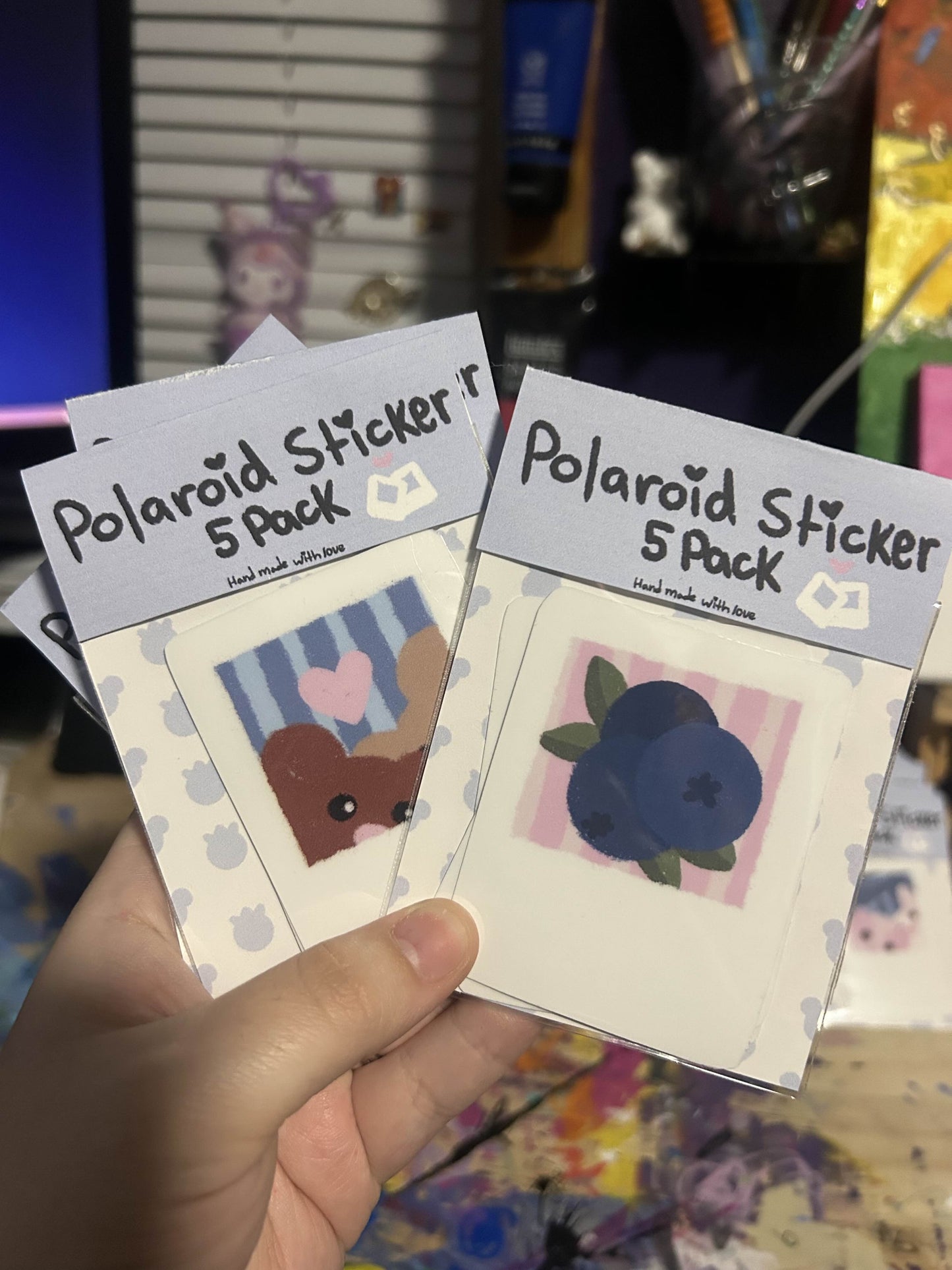 Polaroid Sticker Pack (Set of 5)