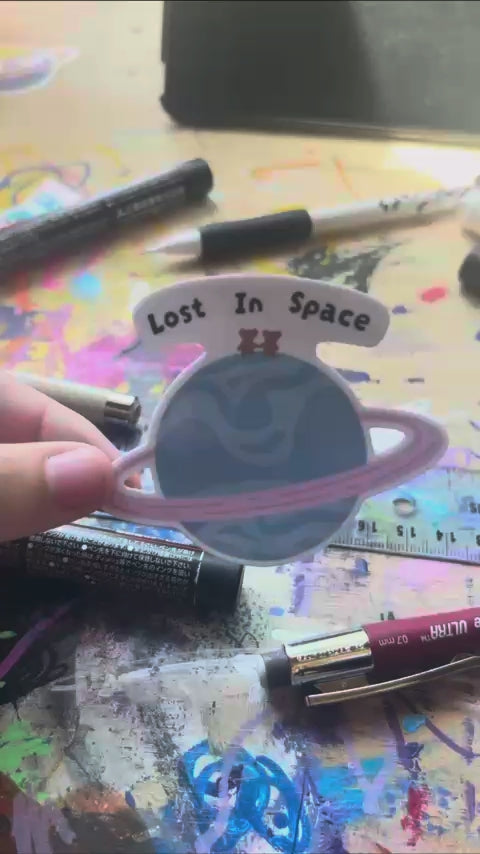 Lost In Space Bears Planet Sticker