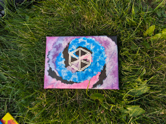 illusion cube original painting